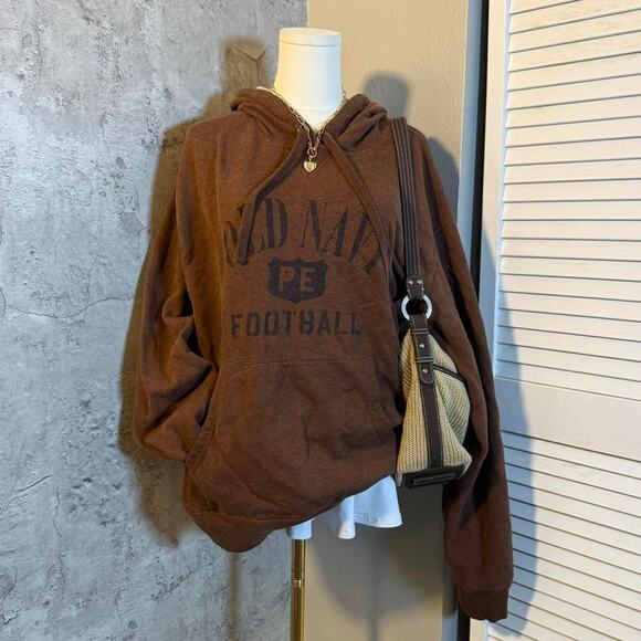 Preppy Soft Brown Fall Hoodie - Picture 1 of 8